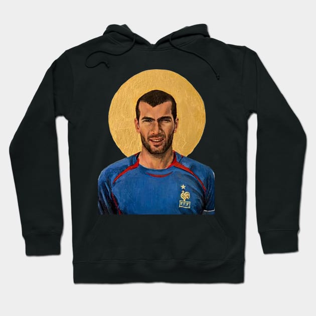 Zidane - Football Legends Hoodie by Great-Peoples